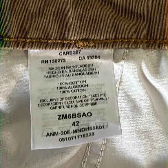 Wrangler authentics Mens size 42 Light Brown Cargo Shorts Gorpcore Outdoor - Picture 4 of 12